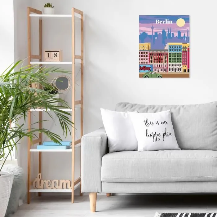 Ravensburger Pintar por Números 25521 para Adultos, Lienzo Berlín 24x30 cm 3 Ravensburger Pintar por Números 25521 para Adultos, Lienzo Berlín 24x30 cm 3