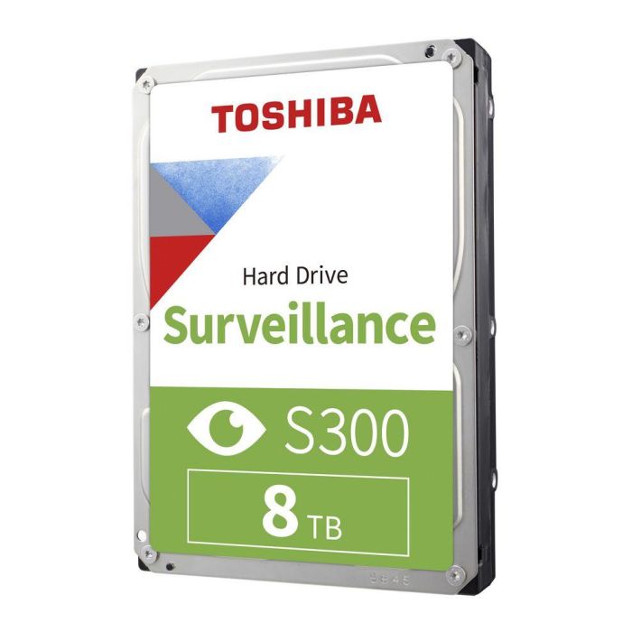 Toshiba S300 Surveillance, 8 TB, 3.5", 6 Gbit/s, 7200 RPM, 256 MB, 4.17 ms, 5V DC, 147x101.85x26.1 mm 1