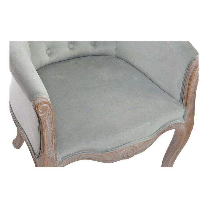 Sillón DKD Home Decor 8424001543137 Gris Multicolor Madera de caucho 62 x 58 x 69 cm 2