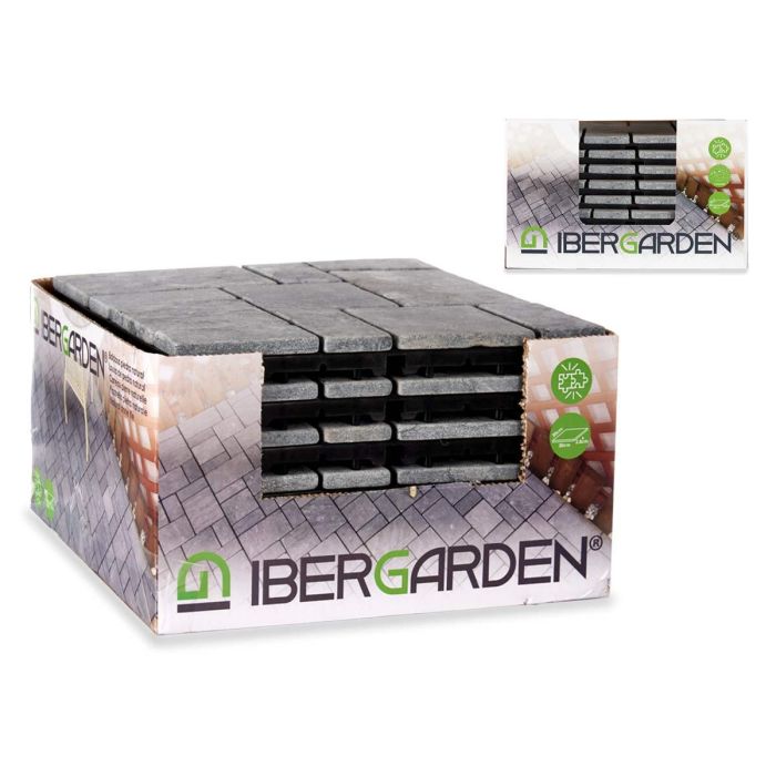 Baldosa Piedra Gris Ibergarden 30x30 cm (6 Unidades) 2 Baldosa Piedra Gris Ibergarden 30x30 cm (6 Unidades) 2