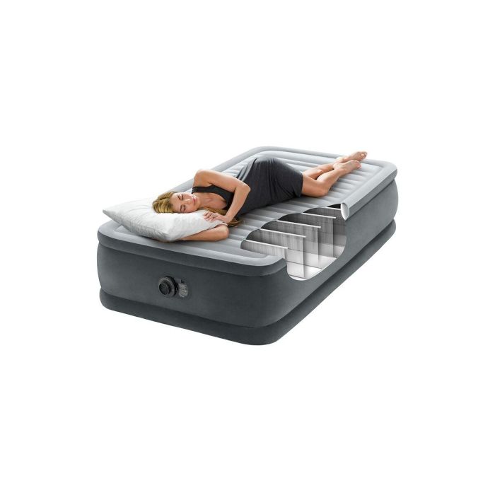 Intex 64412ND Cama elevada para invitados Comfort Plush, eléctrica para 1 persona 4 Intex 64412ND Cama elevada para invitados Comfort Plush, eléctrica para 1 persona 4