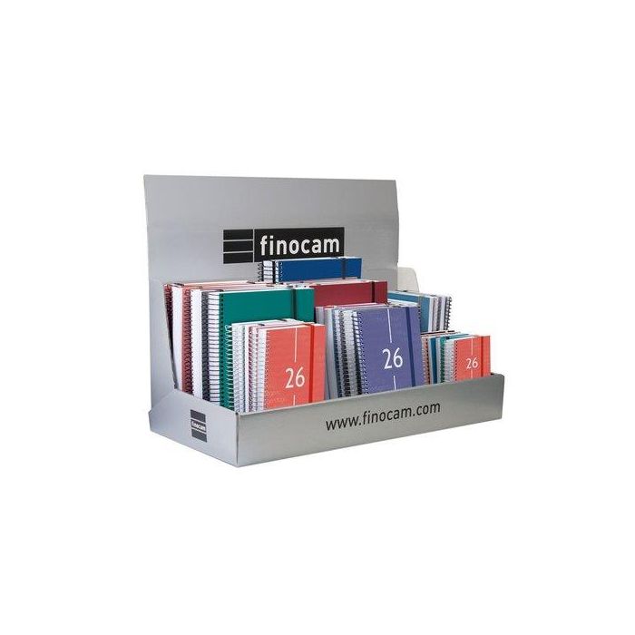 Agenda Anual (2026) Catalan Finocam Espiral Basics Assortiment Expositor De 45