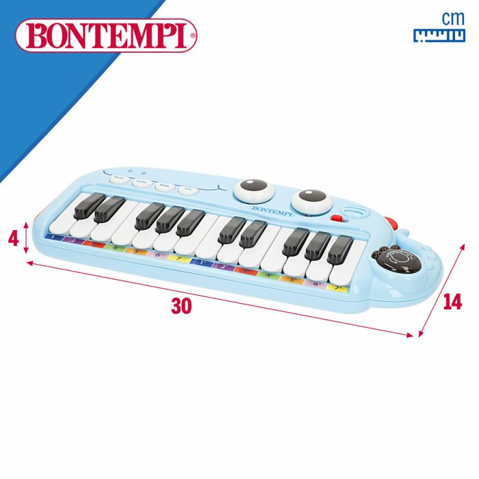 Piano Educativo Aprendizaje Bontempi Dino 30 x 4 x 14 cm (4 Unidades) 3