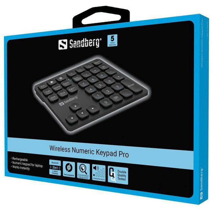 Sandberg Wireless Numeric Keypad Pro 5 Sandberg Wireless Numeric Keypad Pro 5