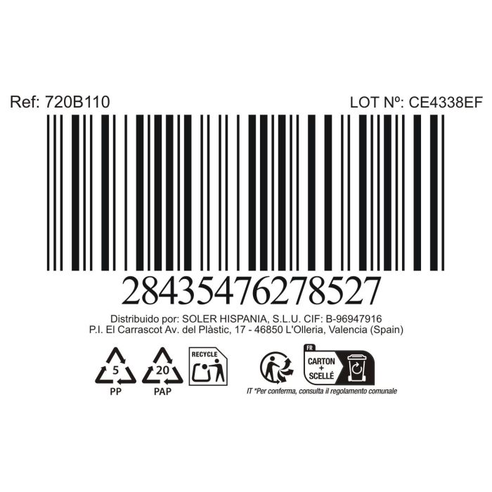 La Mediterranea Bol Alto Chester Blue 20 cm x 8 cm 2