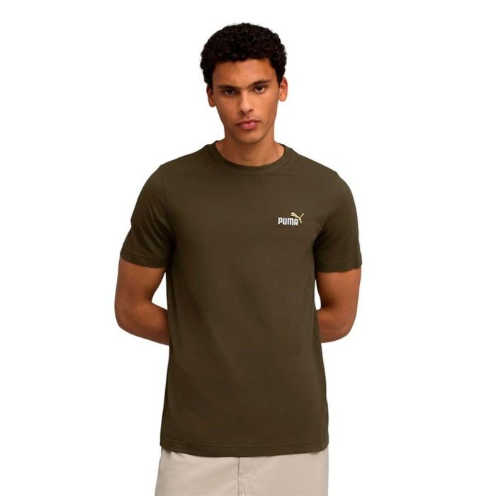 Camiseta de Manga Corta Hombre Puma Essentials 2 Color Oliva 7-8 Años 2