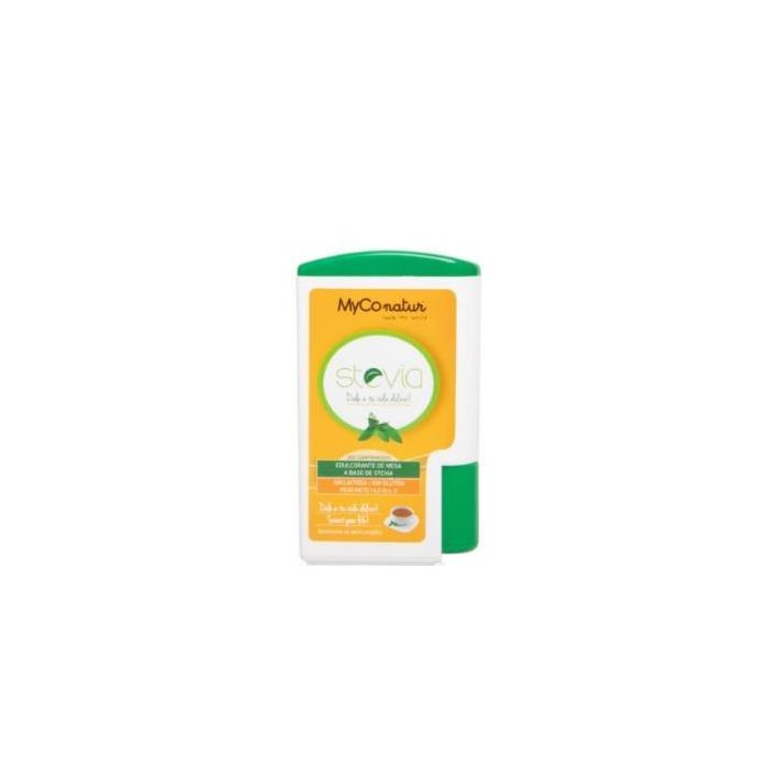 MYCONATUR Stevia Edulcorante Natural 300 Comprimidos Sin Azúcar, Cero Índice Glucémico, Apto Diabéticos y Veganos