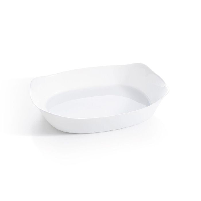 Fuente de Cocina Luminarc Smart Cuisine Rectangular Blanco Vidrio 38 x 27 cm (6 Unidades) 3