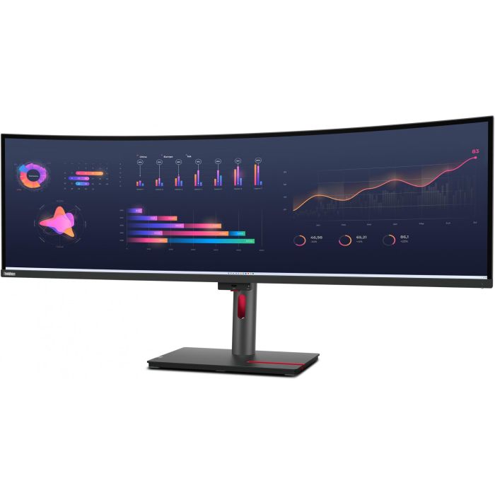 Lenovo P49w-30 Monitor Curvo ThinkVision 49" DQHD IPS 32:9 HDMI/DP/USB-C/Thunderbolt/KVM Negro 12