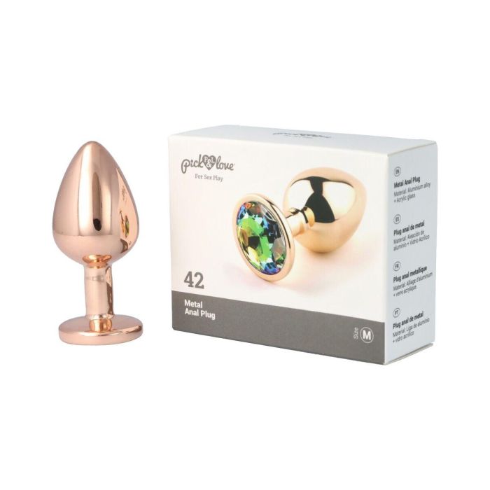 Plug Anal Pick&Love Nº 42 Dorado (8,3 cm) 2