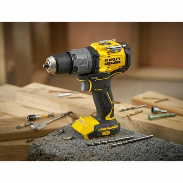 Stanley Fatmax SFMCD725D2K-QW Taladro de Impacto 18V con Par de 80 Nm y Velocidad de 0-500/2000 rpm 4 Stanley Fatmax SFMCD725D2K-QW Taladro de Impacto 18V con Par de 80 Nm y Velocidad de 0-500/2000 rpm 4