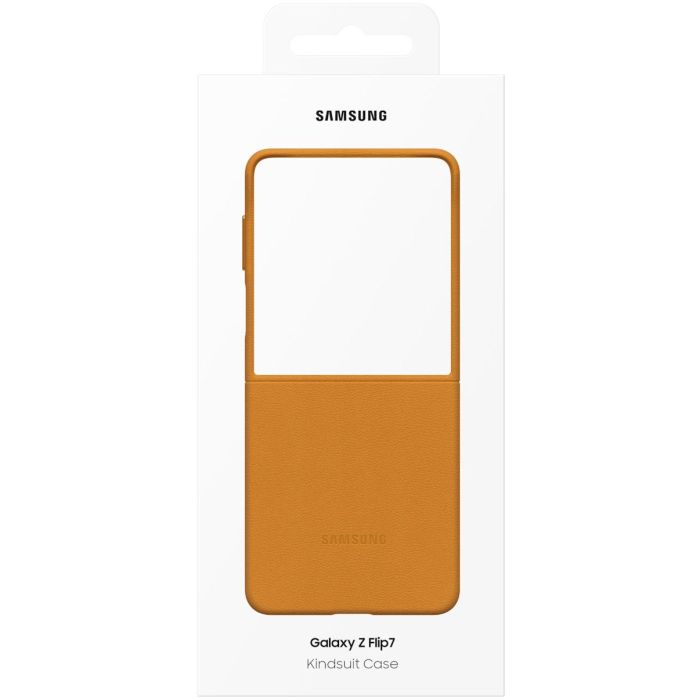 Samsung EF-VF766PAEGWW Funda Kindsuit para Galaxy Flip7 Marrón Camel Monocromo de fácil aplicación 5 Samsung EF-VF766PAEGWW Funda Kindsuit para Galaxy Flip7 Marrón Camel Monocromo de fácil aplicación 5