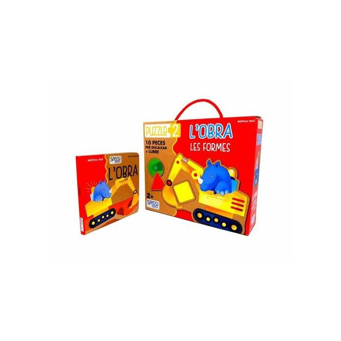 Puzle Sassi Manolito Books L´Obra Les Formes - Cat 10 Piezas (+2 Años)