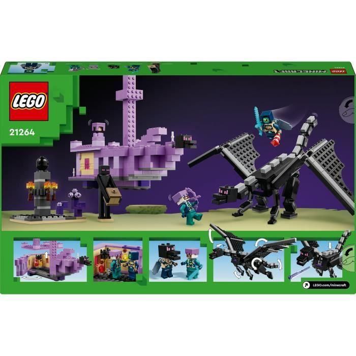 LEGO 21264 Minecraft El Dragón y el Barco de Ender - Set de Construcción inspirado en Videojuegos 5 LEGO 21264 Minecraft El Dragón y el Barco de Ender - Set de Construcción inspirado en Videojuegos 5