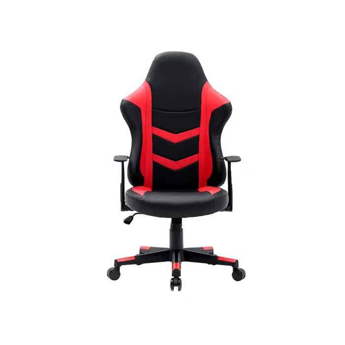Q-connect Silla Gaming Orvieto Simil Piel Negro Rojo Alt Max 1200mm Ancho 650mm Profundo 650mm Ruedas Premium 2