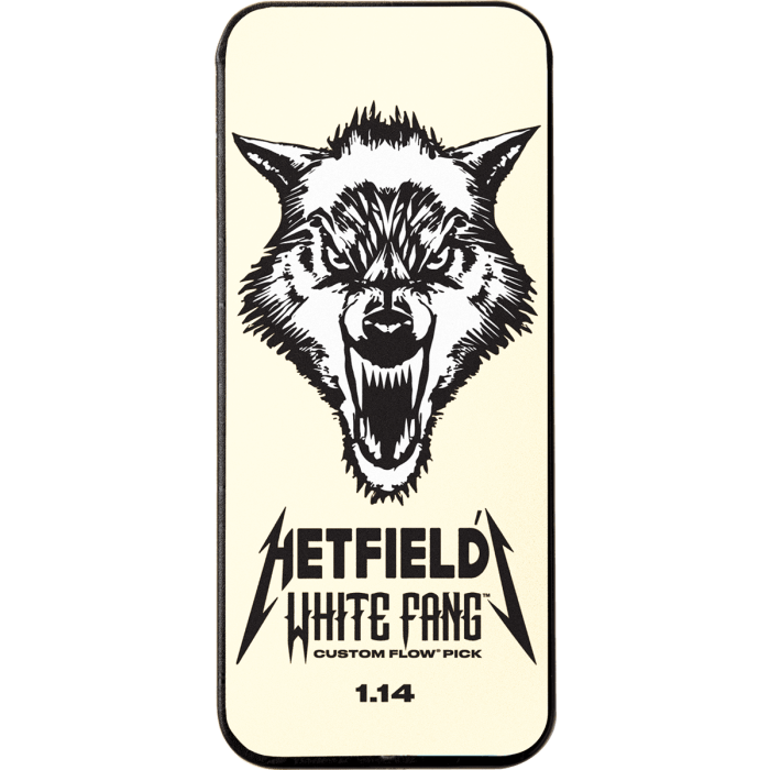 Púas James Hetfield White Fang / Caja De 6 Unidades - 1,4Mm 1 Púas James Hetfield White Fang / Caja De 6 Unidades - 1,4Mm 1