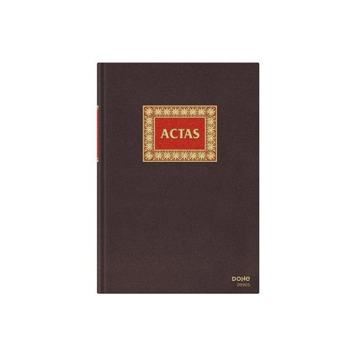 Dohe Libro De Actas Folio Natural 100 Hojas