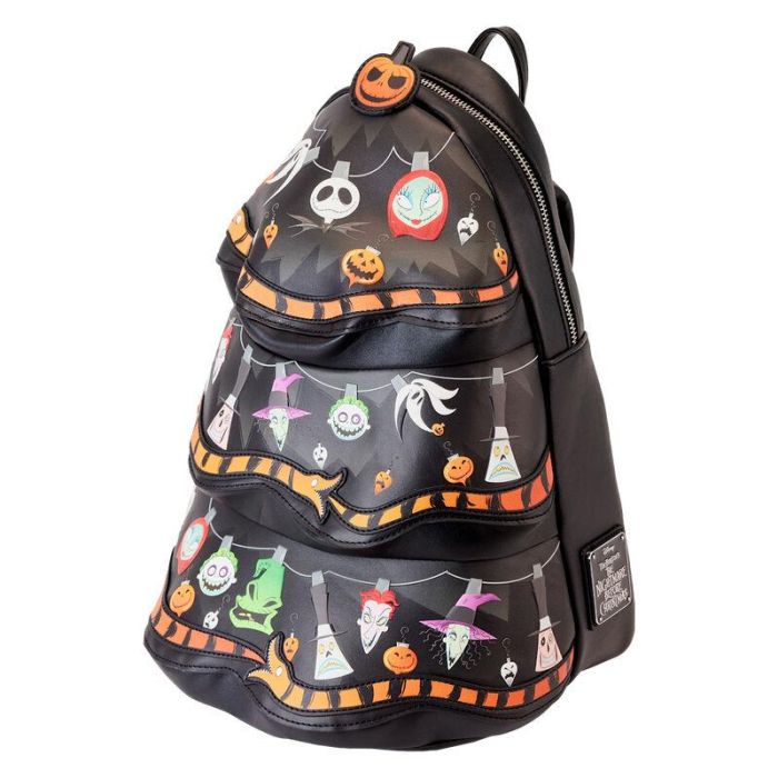 Mochila Arbol Luces Pesadilla Antes de Navidad Disney Loungefly 33cm 2