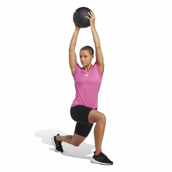 Camiseta de Manga Corta Mujer Adidas Essentials Rosa Lila XS 1