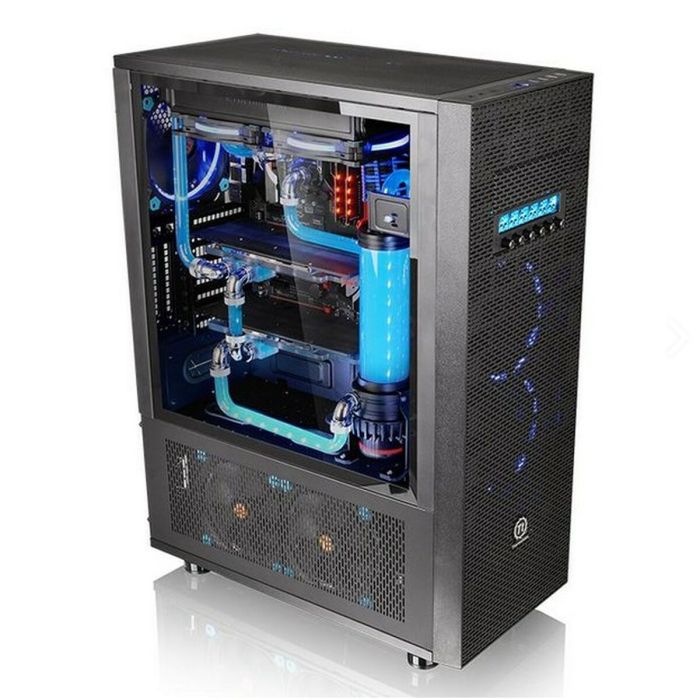Caja Semitorre ATX THERMALTAKE CA-1F8-00M1WN-02 Azul Negro 4