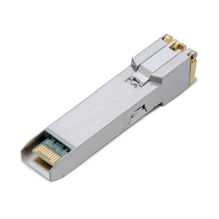 TP-LINK Modulo 10GBASE-T RJ45 SFP+. Transceptor de cobre RJ45 de 10 Gbps, Plug and Play con ranura SFP+, compatible con DDM 1