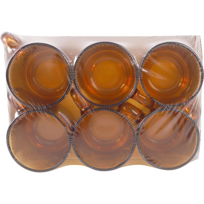 Duralex Mug Apilable 26 cl Ámbar Colección Versailles - Vaso de Cristal Templado 10x7x9 cm (72 Unidades) 4