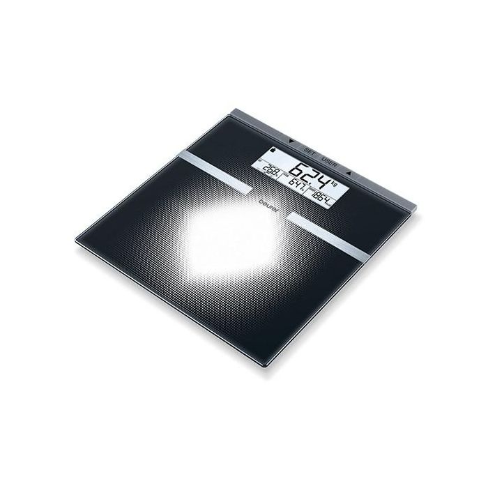 Beurer BG-21 Báscula Diagnóstica con IMC, Pantalla LCD, 10 Memorias - Vidrio Beurer BG-21 Báscula Diagnóstica con IMC, Pantalla LCD, 10 Memorias - Vidrio