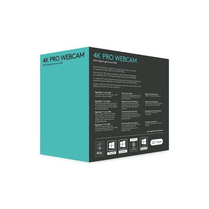 Logitech BRIO ULTRA HD PRO BUSINESS WEBCAM 6 Logitech BRIO ULTRA HD PRO BUSINESS WEBCAM 6