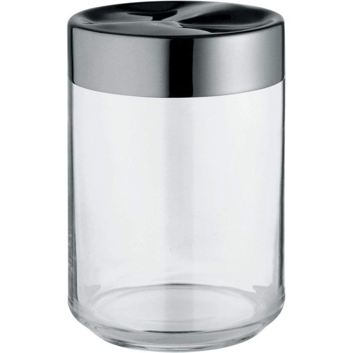 Alessi Lluis Clotet Julieta Bote Hermético de Vidrio 100 cl LC09 - Vidrio con tapa de acero inoxidable Alessi Lluis Clotet Julieta Bote Hermético de Vidrio 100 cl LC09 - Vidrio con tapa de acero inoxidable