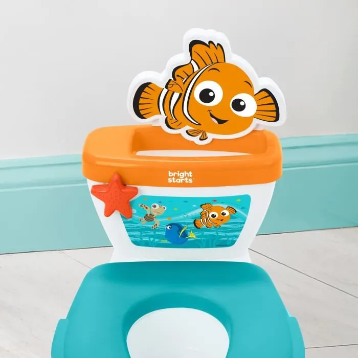 Bright Starts BRI17554 Nemo Mini Orinal con Reductor de Asiento 2 en 1 para Bebés, Extraíble y Fácil de Limpiar 5