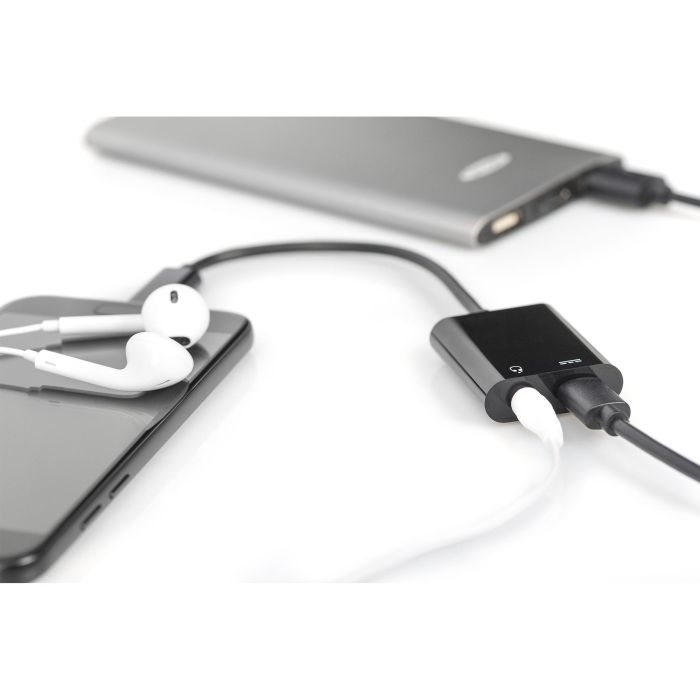 DIGITUS USB 3.1 Verteilerkabel Typ C-Klinke St/Bu/Bu 0.2m sw 2 DIGITUS USB 3.1 Verteilerkabel Typ C-Klinke St/Bu/Bu 0.2m sw 2
