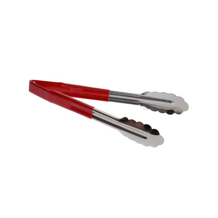 TABLECRAFT - 3774REU/3 - Pack de 3 unidades - Pinza con cubierta de vinilo - 24,4 x 3,8 x 3,5 cm - Rojo