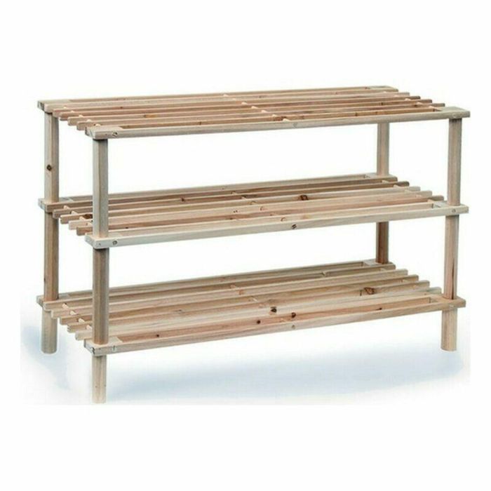 Zapatero de Madera 3 Pisos 63x26x48.5 cm - Confortime (6 Unidades) Zapatero de Madera 3 Pisos 63x26x48.5 cm - Confortime (6 Unidades)