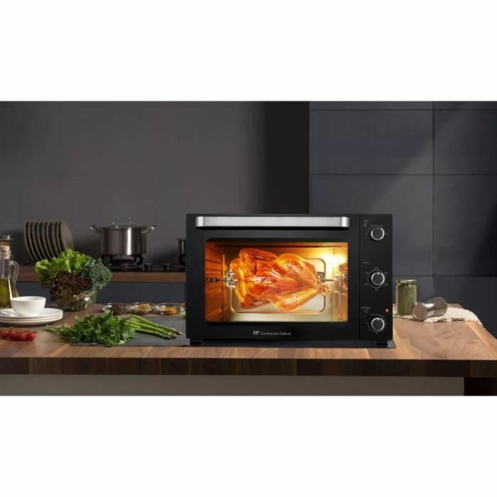 Continental Edison CEMF60B3 Mini Horno Eléctrico de Convección Natural Negro L60 x H39 x P48 cm 4 Continental Edison CEMF60B3 Mini Horno Eléctrico de Convección Natural Negro L60 x H39 x P48 cm 4