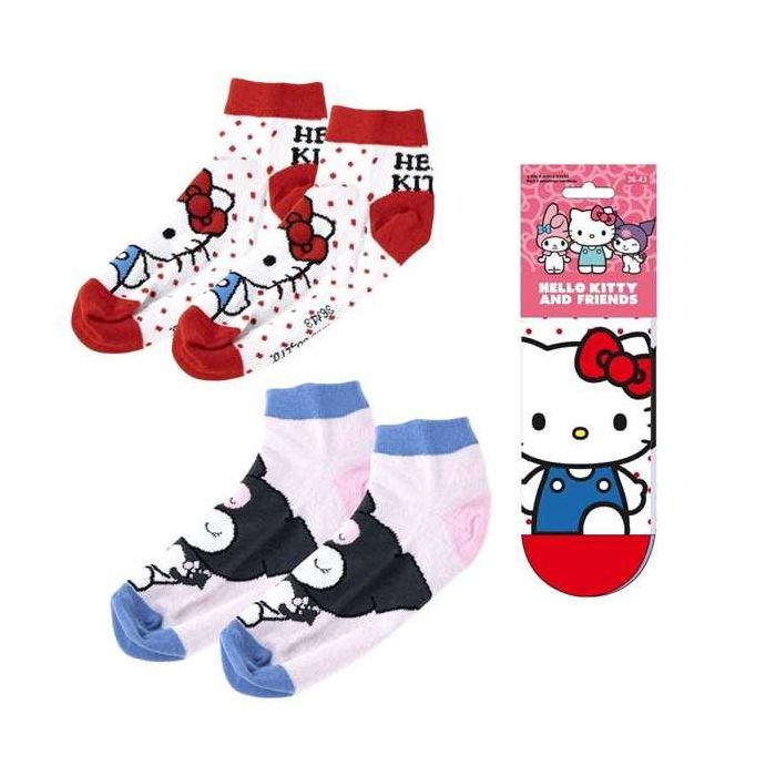 Cerdá Pack Calcetines Tobillero Hello Kitty Sin Talla 2 Cerdá Pack Calcetines Tobillero Hello Kitty Sin Talla 2
