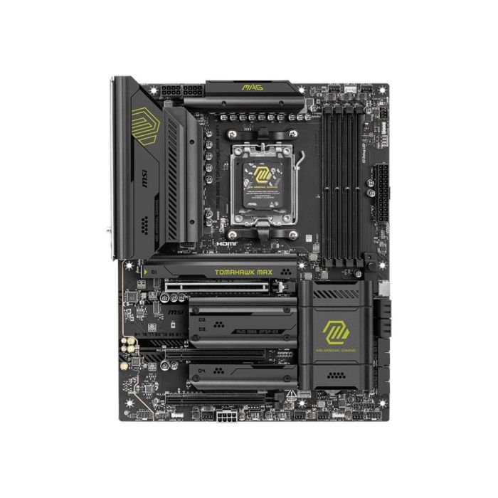 MSI MAG B850 TOMAHAWK MAX WiFi Placa Base ATX AMD Zócalo AM5 B850 DDR5 Wi-Fi 7 para Ryzen 7000/8000/9000 Series 5 Gigabit Ethernet 1 MSI MAG B850 TOMAHAWK MAX WiFi Placa Base ATX AMD Zócalo AM5 B850 DDR5 Wi-Fi 7 para Ryzen 7000/8000/9000 Series 5 Gigabit Ethernet 1