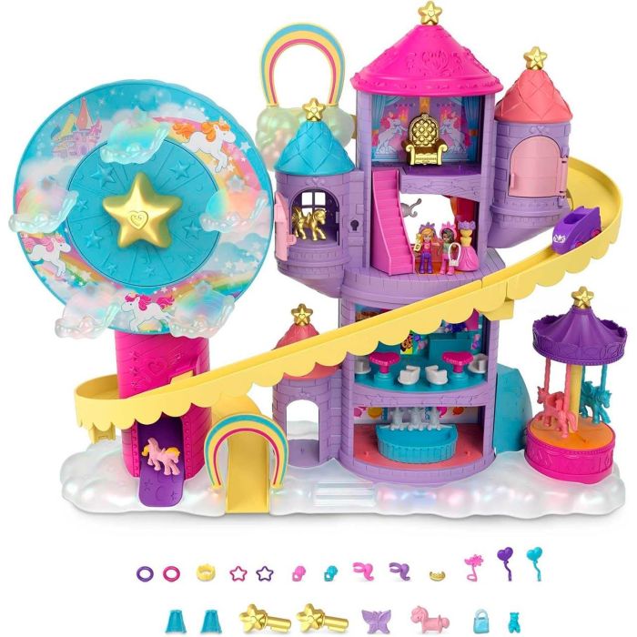 Parque Temático Arcoíris Polly Pocket Hbt13 Mattel 1