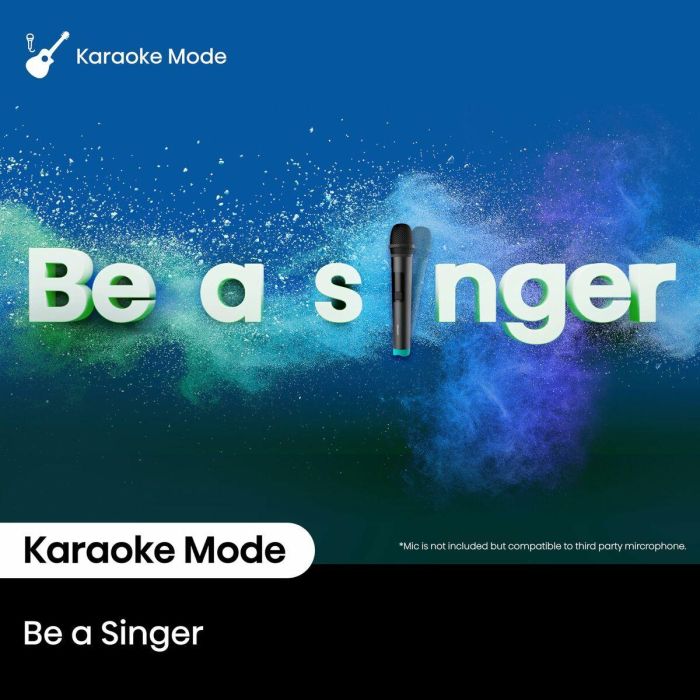 Hisense Party Storm Altavoz para Fiestas Inalámbrico Negro 300W Resistente al Agua Bluetooth USB Entrada Auxiliar Batería 15h 6