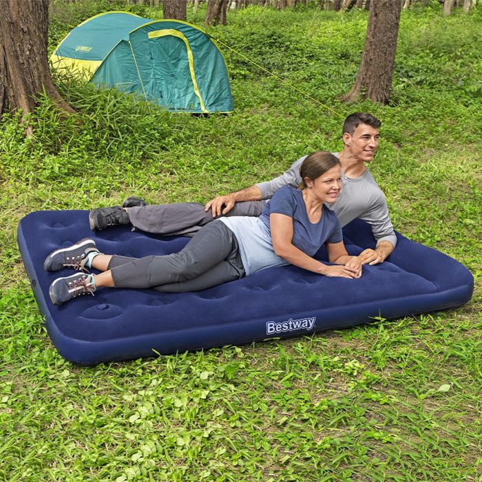 Bestway 67225 Colchón Inflable para Acampar 2 Plazas - 1,91m x 1,37m x 22cm con Bomba de Pie 1 Bestway 67225 Colchón Inflable para Acampar 2 Plazas - 1,91m x 1,37m x 22cm con Bomba de Pie 1