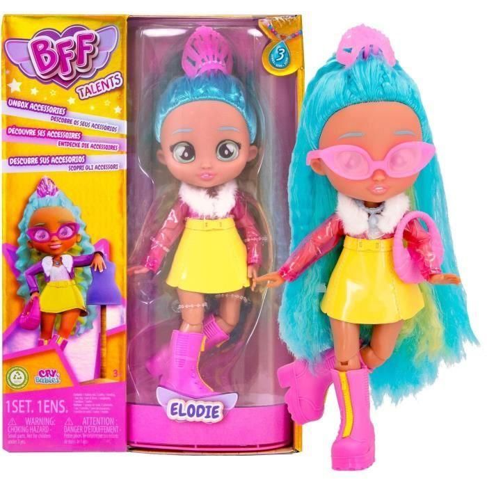 Muñeca Cry Babies BFF Serie 3 - Elodie 5 Muñeca Cry Babies BFF Serie 3 - Elodie 5