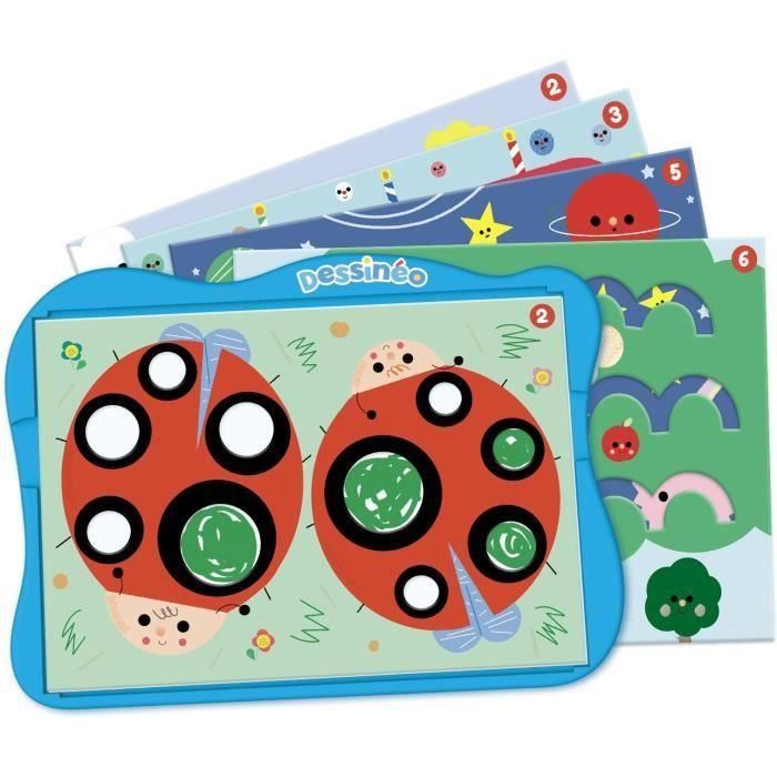 Nathan Primeros Dibujos: Juego de Pasatiempos Creativos para Niños de 2 Años con 16 Modelos Evolutivos y Plantillas 2 Nathan Primeros Dibujos: Juego de Pasatiempos Creativos para Niños de 2 Años con 16 Modelos Evolutivos y Plantillas 2