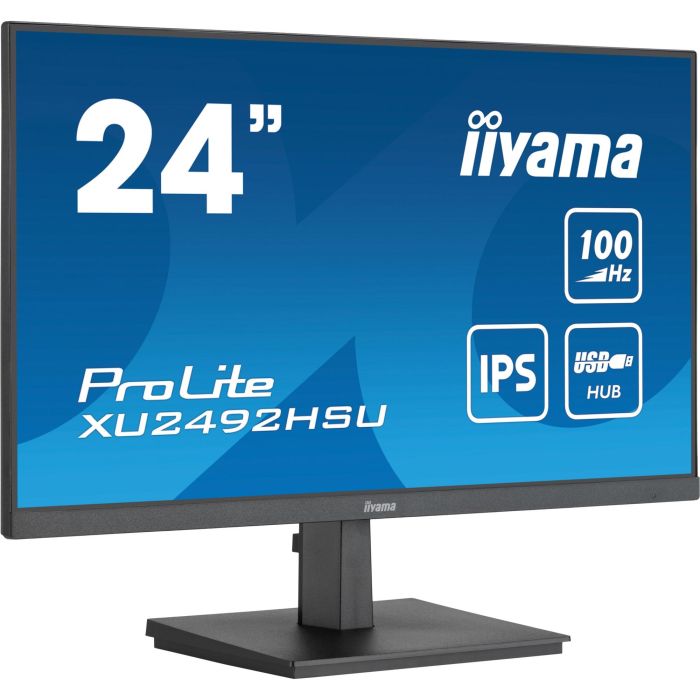 IIYAMA XU2492HSU-B6 Monitor 23.8" Full HD IPS 100Hz HDMI DisplayPort USB con Altavoces 0 IIYAMA XU2492HSU-B6 Monitor 23.8" Full HD IPS 100Hz HDMI DisplayPort USB con Altavoces 0