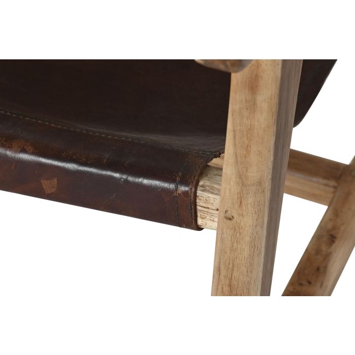 Butaca Item Home DKD Home Decor Natural Marron Oscuro 86 x 86 x 68 cm 5 Butaca Item Home DKD Home Decor Natural Marron Oscuro 86 x 86 x 68 cm 5