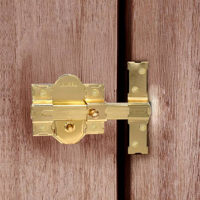 Cerrojo de seguridad Micel crr10 86b/50 Acero Latón 50 mm Sobreponer 3
