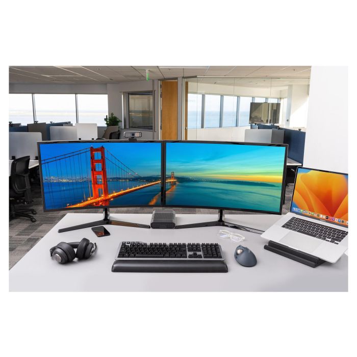 Kensington Auriculares Gaming H3000 PROVC, Diadema Bluetooth 5.2, Negro, 60h Batería, Cancelación Ruido, Micrófono Boom, USB-C, Para PC, PS, Xbox, Android, iOS