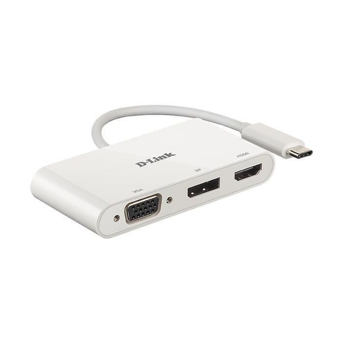 D-Link Hub V310 - HDMI, DisplayPort, VGA - Compatible con Mac/Windows/Linux