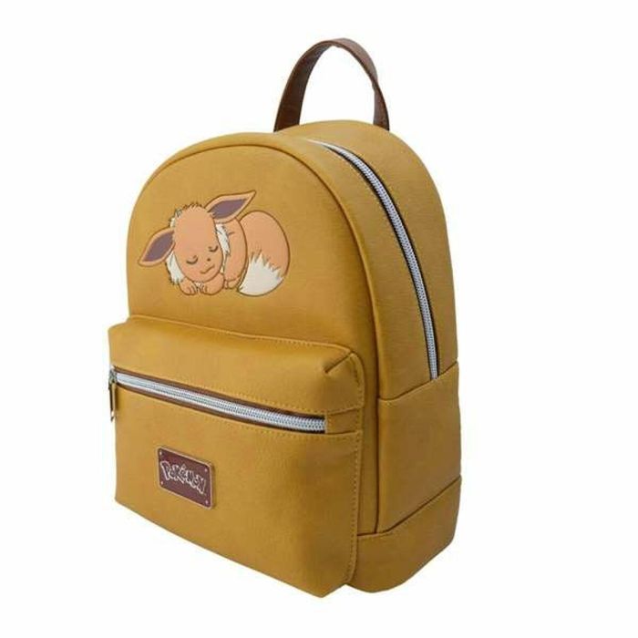 Mochilita pu ocre pokémon premium con bolsillo delantero y trasero.28 x 22 x 11 cm. 2 Mochilita pu ocre pokémon premium con bolsillo delantero y trasero.28 x 22 x 11 cm. 2