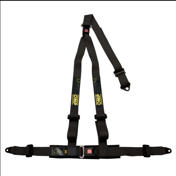 Omp Arnés Strada 3 Puntos 2" Sujección Tornillo ECE 16-08 Negro OMPDA0-0509-B01-071