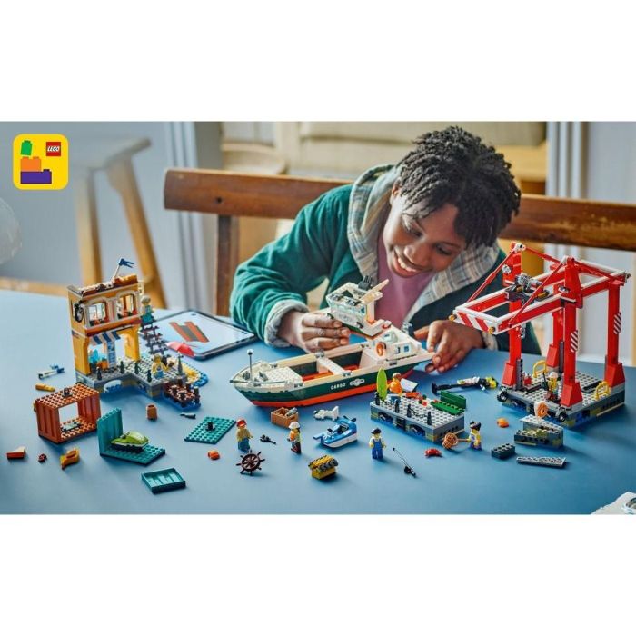 LEGO 60422 City El Puerto y el Barco Mercante, juguete de construcción para 8+ años 8 LEGO 60422 City El Puerto y el Barco Mercante, juguete de construcción para 8+ años 8