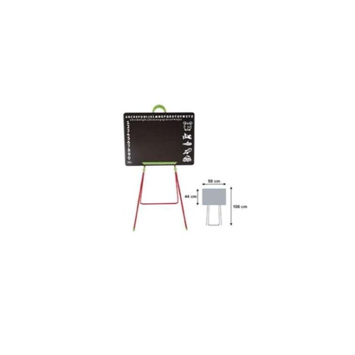 AVC Pizarra con pie metálico 59x44x106 cm de Plástico 2